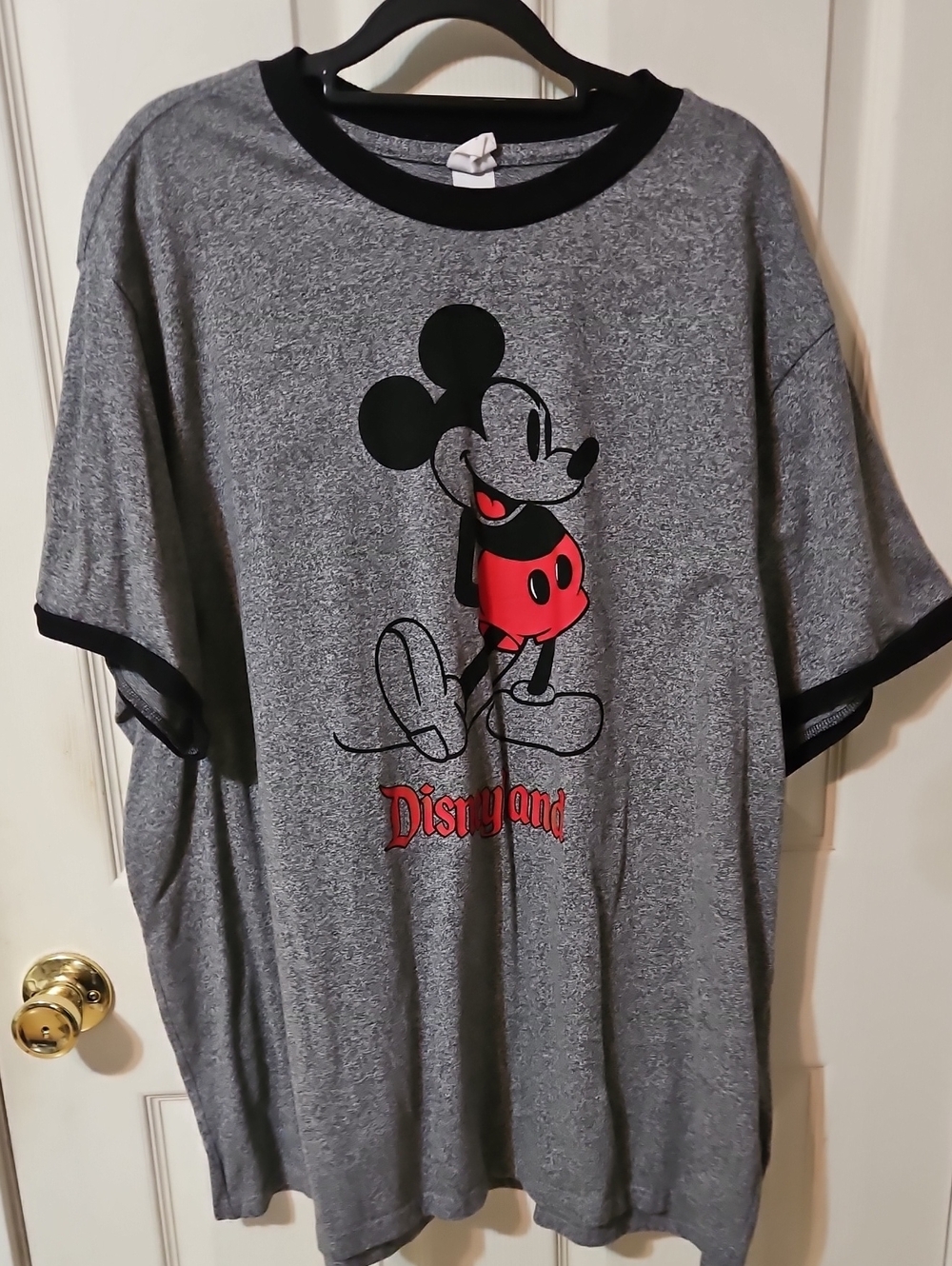 Disney Mickey Mouse Grey Ringer Tee